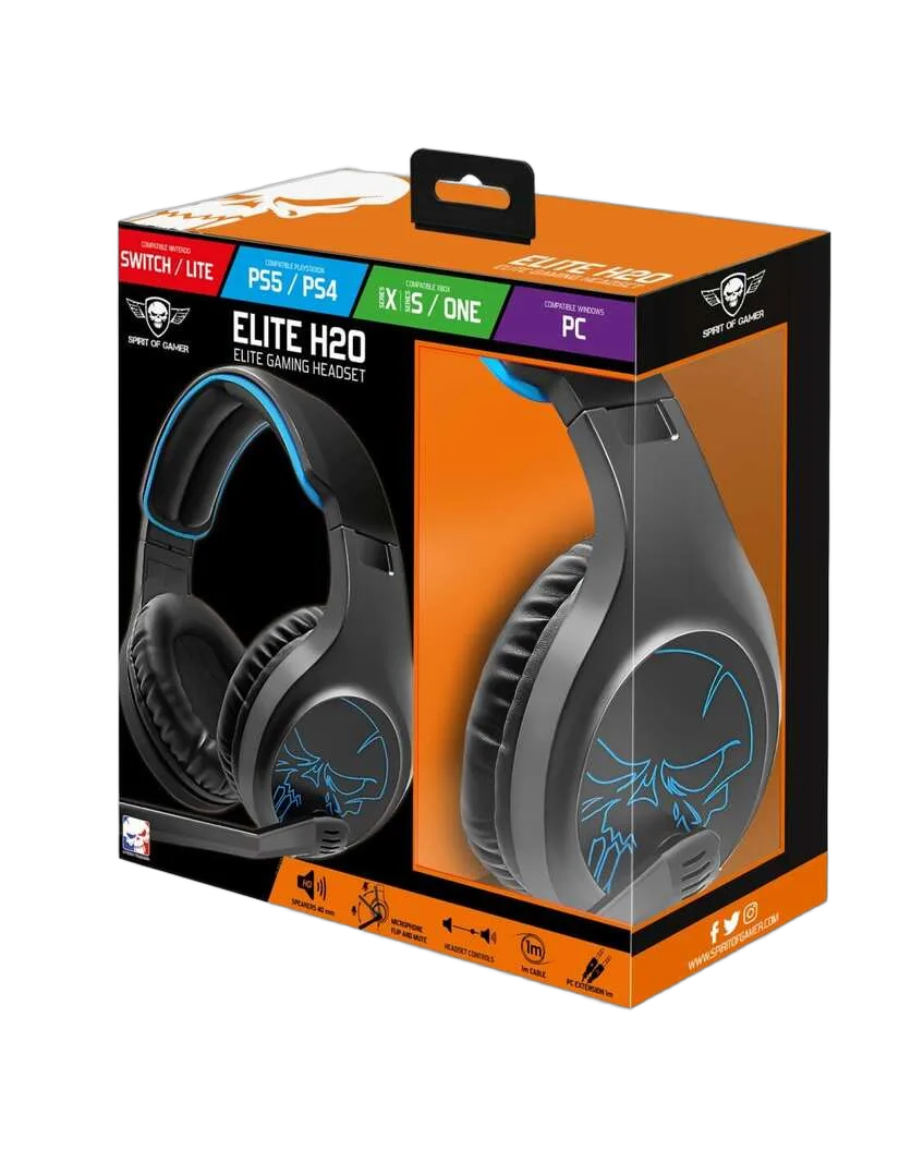 Spirit Of Gamer Elite H20 - Filaire - Noir — vue 6