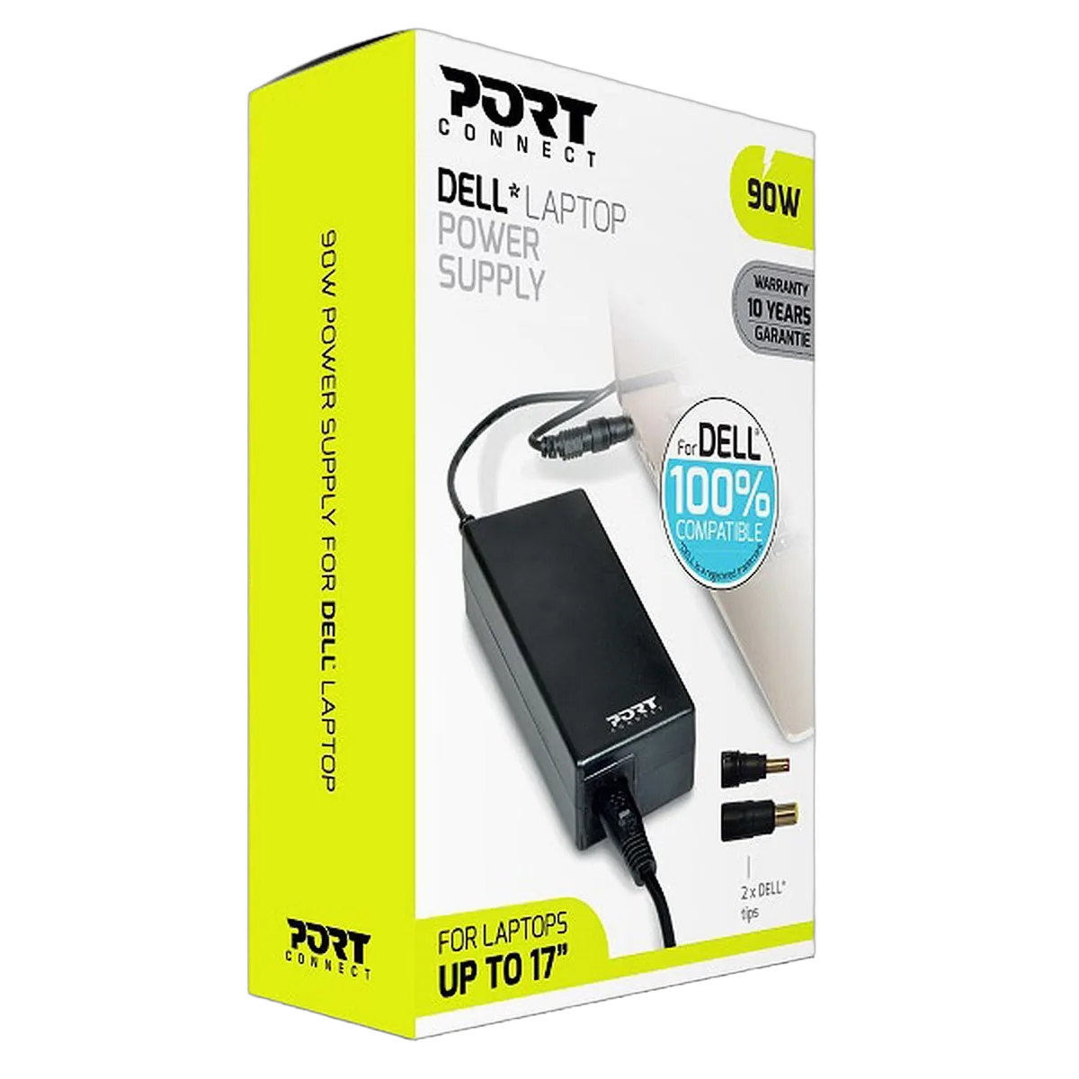 Port Chargeur secteur 90W DELL - 2 embouts — vue 2