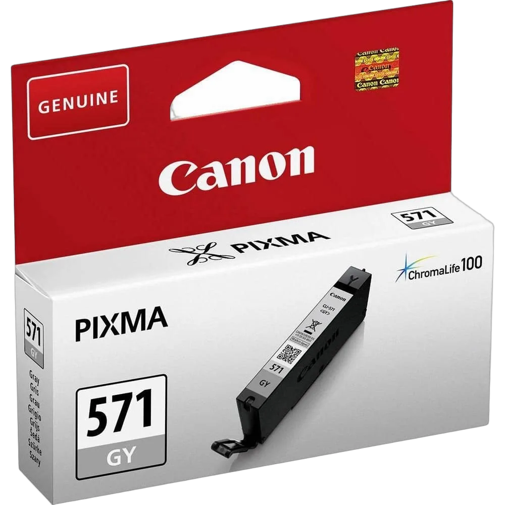 Canon Cartouche CLI-571 GY Gris — vue 1