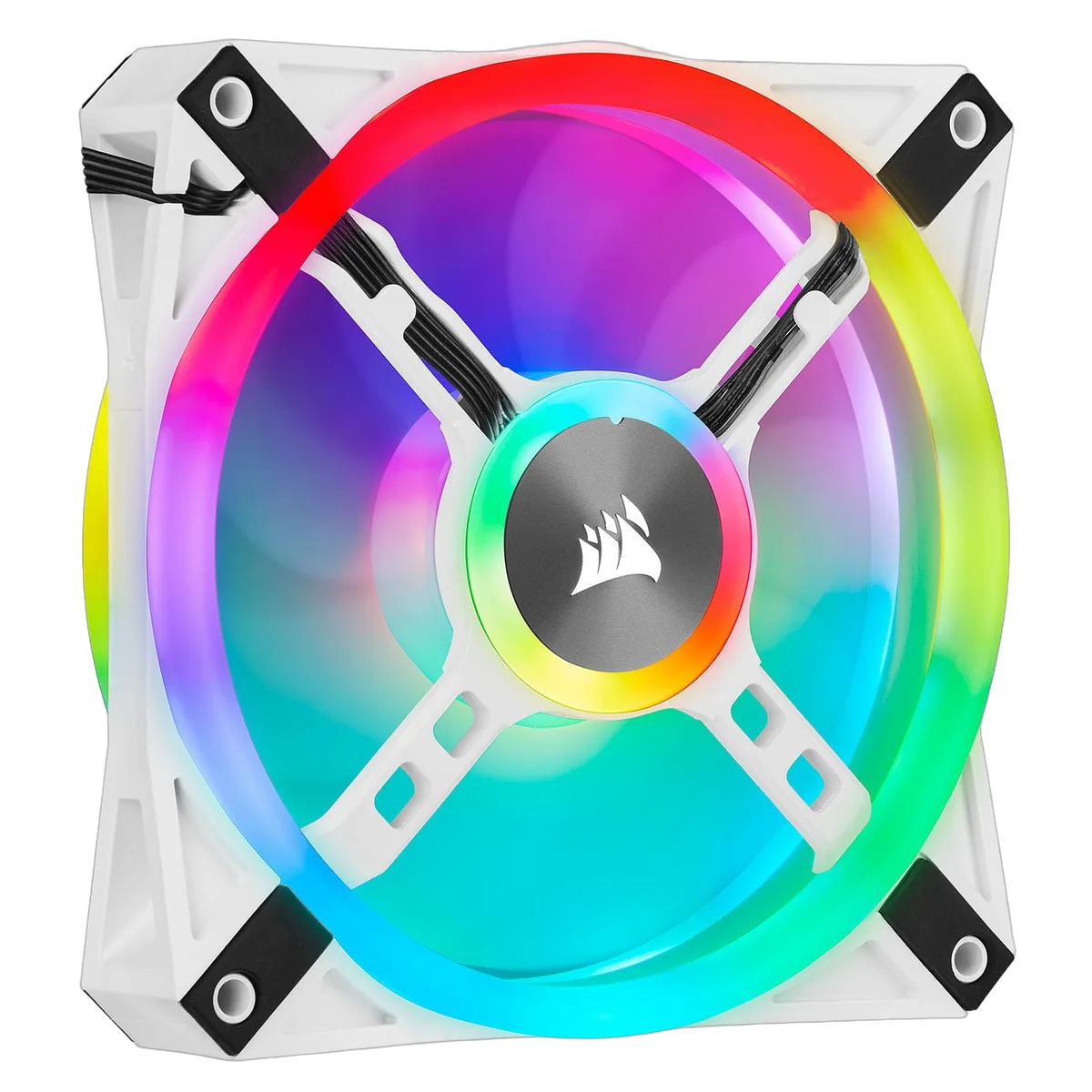 Corsair iCUE QL120 RGB Blanc 120mm - CO-9050103-WW — vue 5