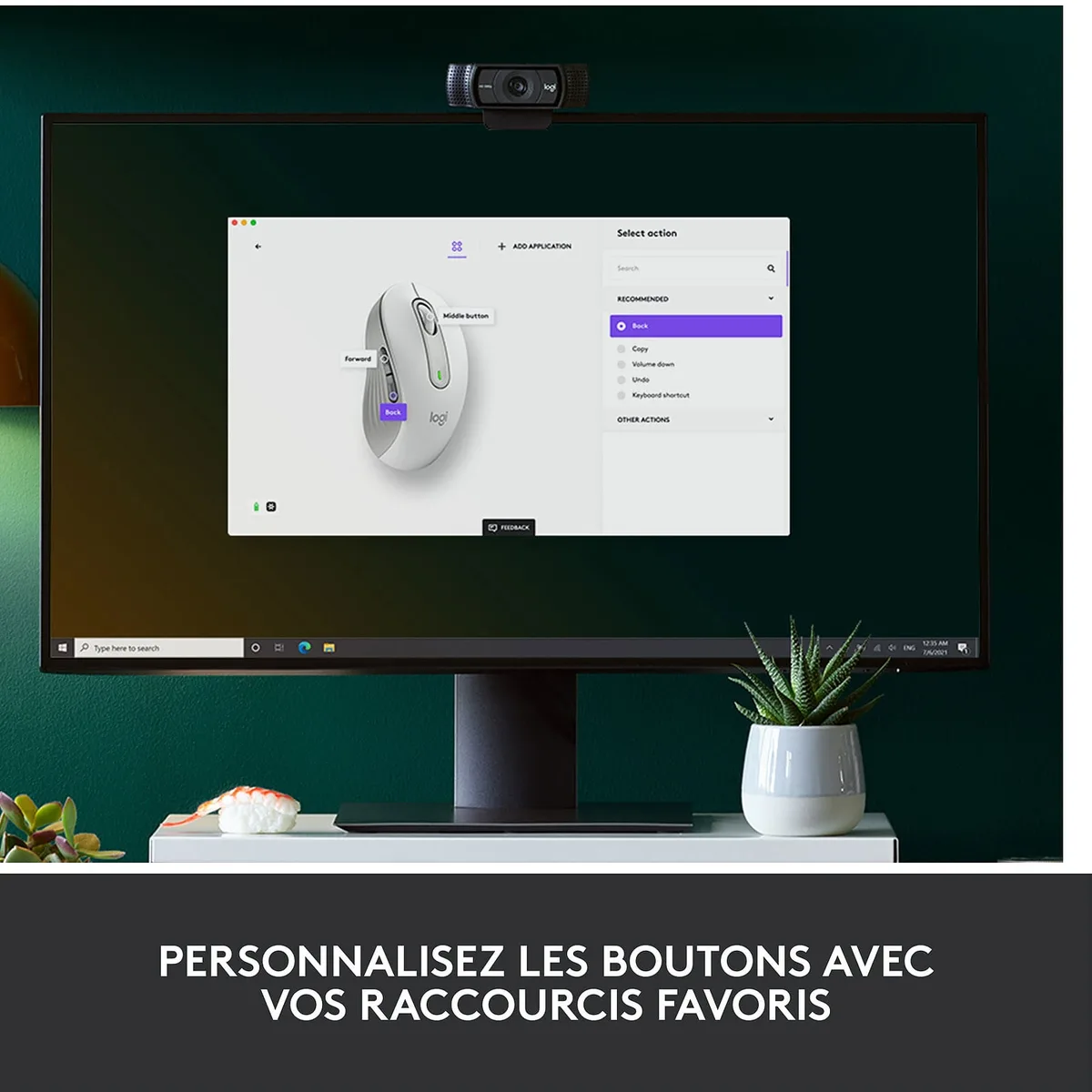 Logitech Signature M650 - Sans-Fil - Blanc — vue 3
