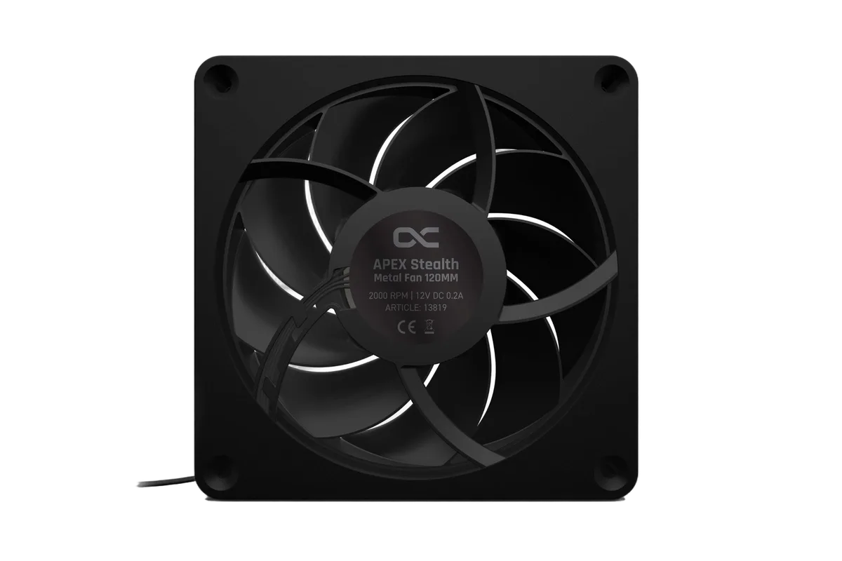 Alphacool Apex Stealth Metal 120mm - 2000rpm Noir — vue 2