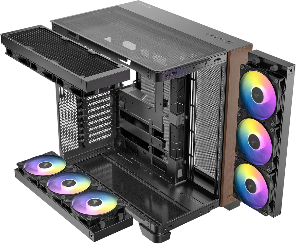 Antec C8 Wood Boîtier ATX Full Tower Noir, vue 7