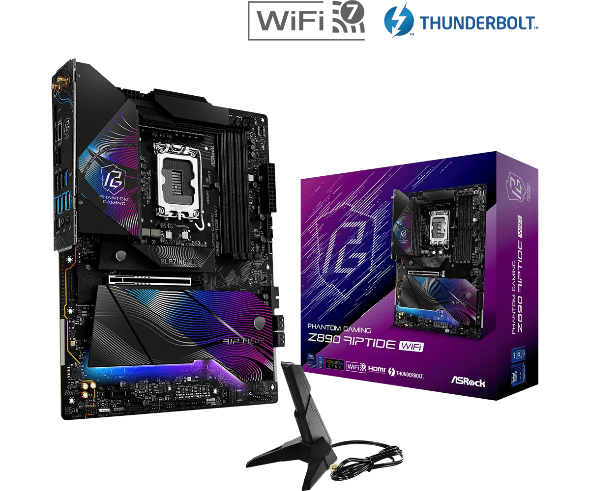 ASRock Z890 RIPTIDE WIFI — vue 1