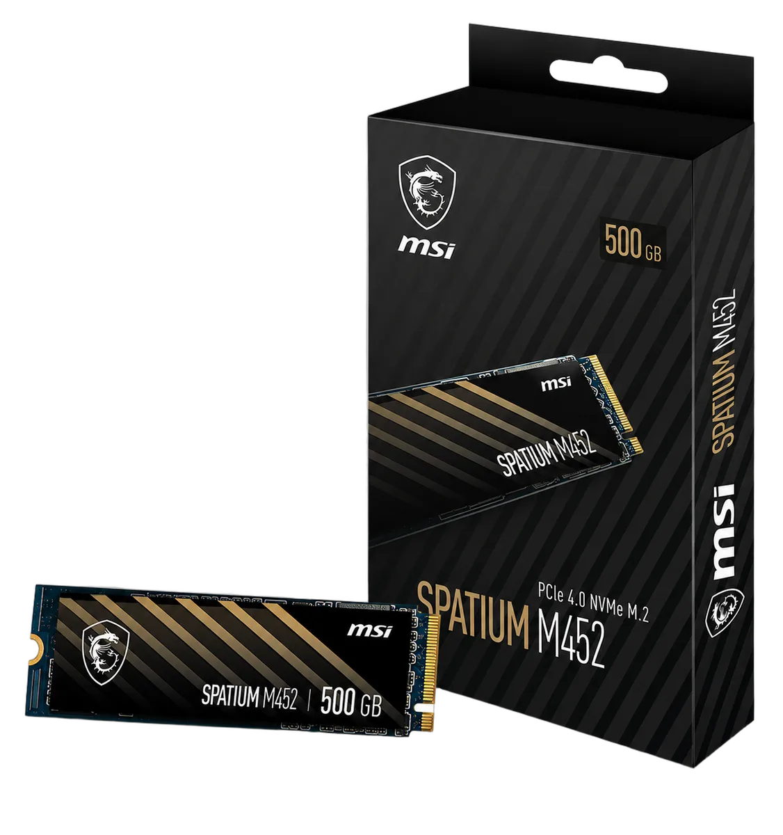 MSI SPATIUM M452 500Go M.2 — vue 1