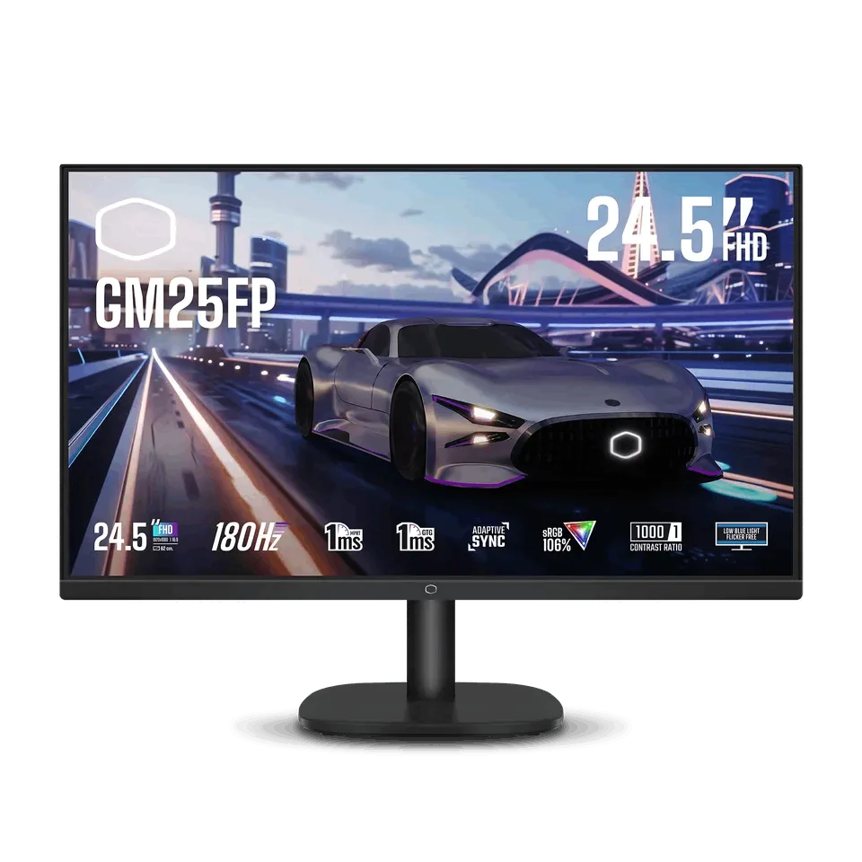 Cooler Master GM25FP - 24.5" FHD 180Hz IPS 1ms Adaptive Sync — vue 1