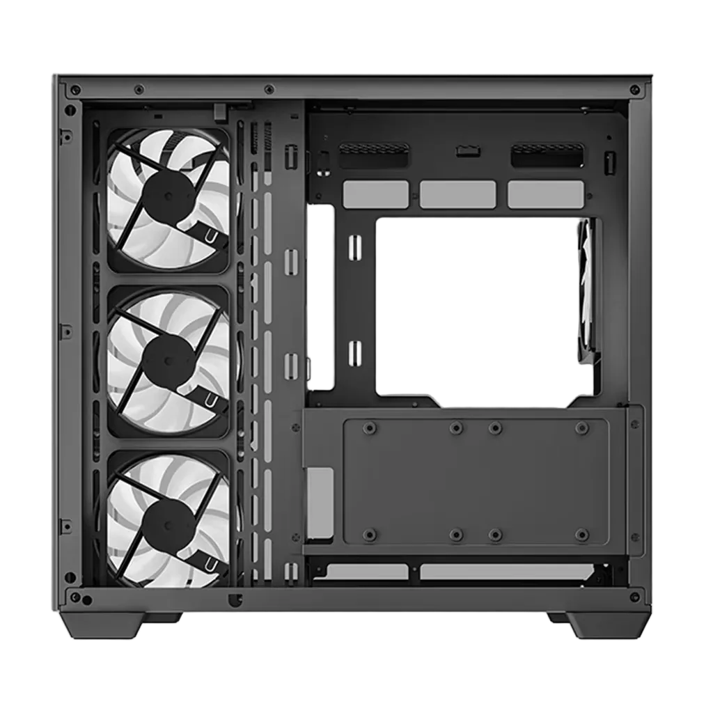 Deepcool CG530 4F Noir + Watercooling LT360 ARGB - Noir — vue 3