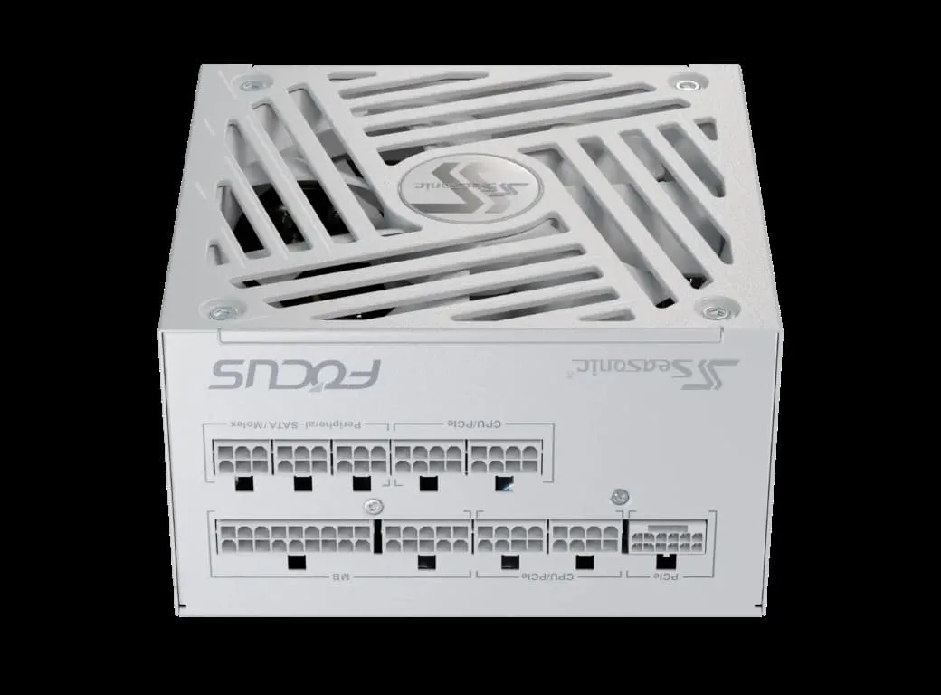 Seasonic ATX 750W 80+ Gold - FOCUS-GX-750-V4-WHITE — vue 8