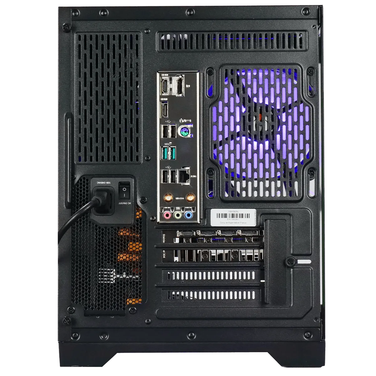 CRYSTAL CORE - I5-14600KF/5060Ti-16/32Go/1To, vue 6