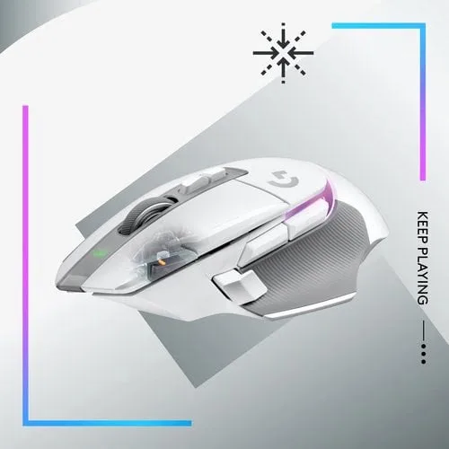 Logitech G502 X Plus - Sans-Fil - RGB - Blanc — vue 2