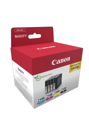 Canon Cartouche d'encre PGI-2500 - Pack de 4 couleurs — vue 2