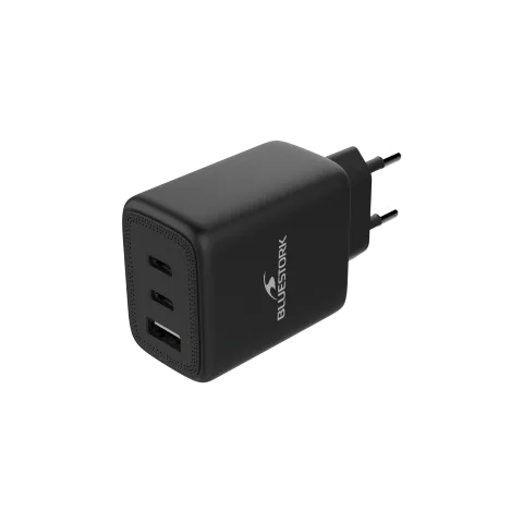 Bluestork Chargeur 65W PD - 3 ports + Câble USB-C 2m - Noir — vue 4
