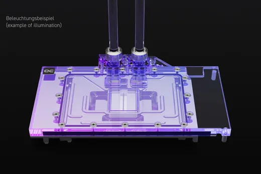 Alphacool Eisblock Aurora Acryl RTX4080 AMP Trinity + BackP — vue 2