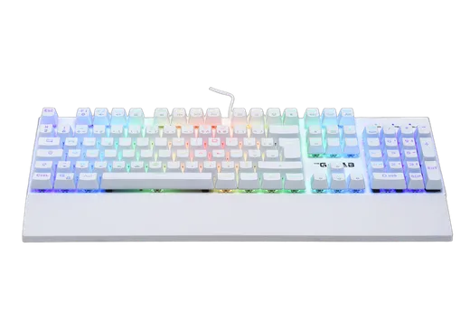 The G-LAB Keyz Rubidium - Mécanique - Filaire - RGB - Blanc