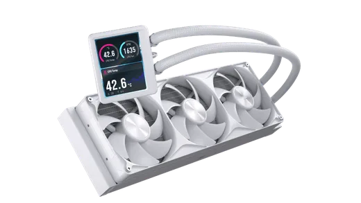 Corsair NAUTILUS II 360 RS LCD - 360mm - Blanc — vue 2
