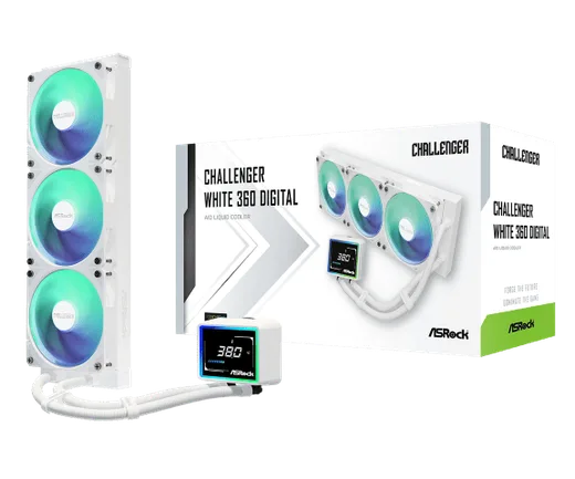 ASRock Challenger 360 DIGITAL - 360mm - Blanc, vue 2