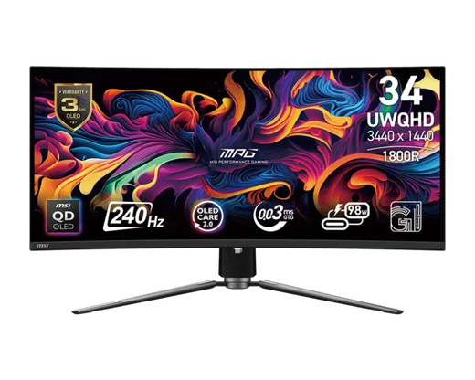 34" CURVE QD-OLED UWQHD/240Hz/0.03ms/HDR/USB-C