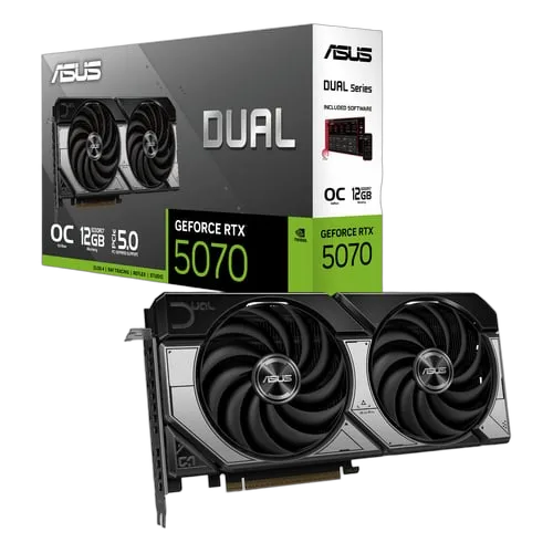 Dual GeForce RTX 5070 12GB GDDR7