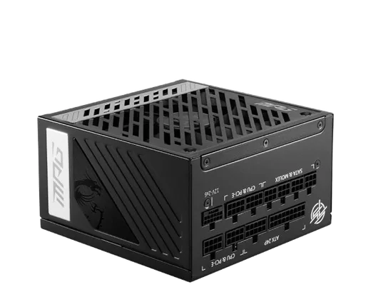 MSI MAG PANO 100R PZ Noir + MPG A1000GS + MAG CORELIQUID I360 — vue 9
