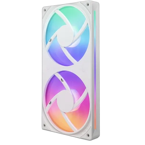 NZXT F240 RGB Core Fan (Single Frame) - Blanc — vue 2