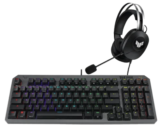 Asus TUF Gaming H1 Gen II + TUF K3 Gen II