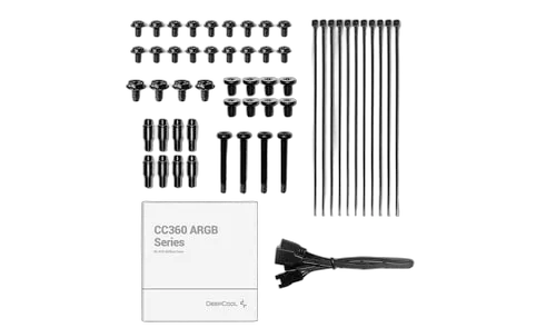 Deepcool CC360 ARGB Noir - mT/Sans Alim/Micor-ATX — vue 10