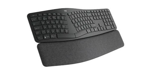 Logitech K860 Ergo - Membrane - Sans-Fil - Graphite — vue 3