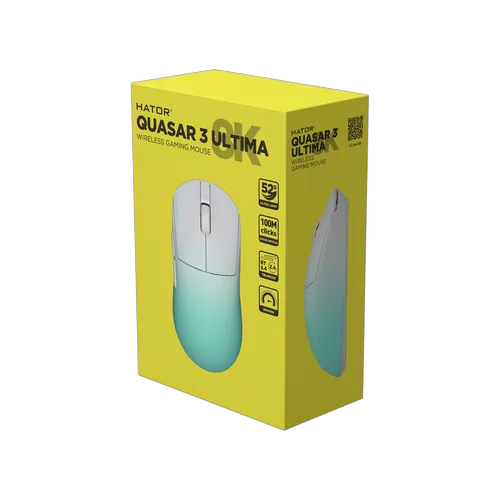 Hator Quasar 3 Ultima - Sans-Fil - RGB - Blanc / Bleu — vue 5
