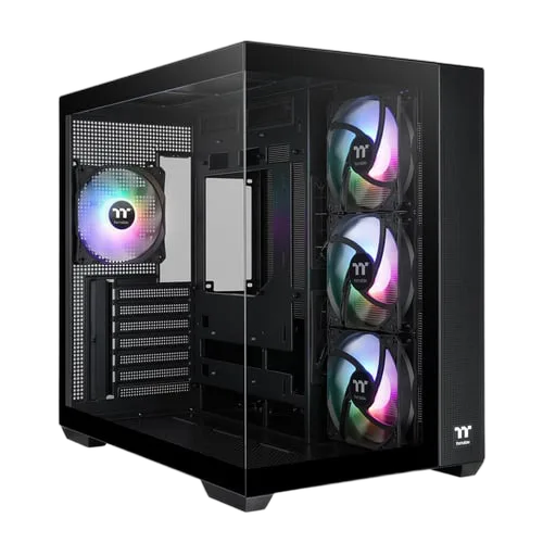 View 380 TG ARGB Noir - MT/Sans Alim/ATX