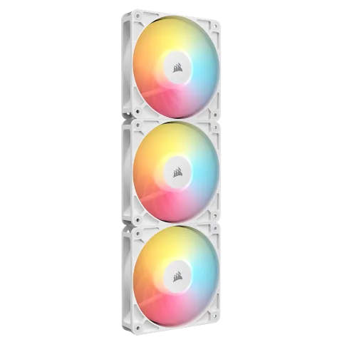 Corsair RS120-R ARGB (Pack 3x120mm) - Blanc — vue 2