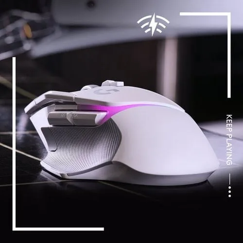 Logitech G502 X Plus - Sans-Fil - RGB - Blanc — vue 3