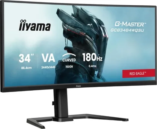 Iiyama G-MASTER GCB3484WQSU-B1 - 34" CURVE UWQHD 180Hz VA 0.4ms HDR FreeSync Premium