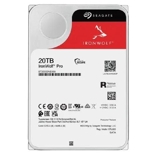 Seagate 20To IronWolf PRO SATA III 512Mo - ST20000NT001 — vue 4
