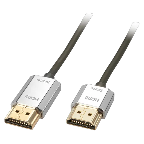 Lindy Câble HDMI 2.0 Highspeed + Ethernet mâle/mâle - 5m