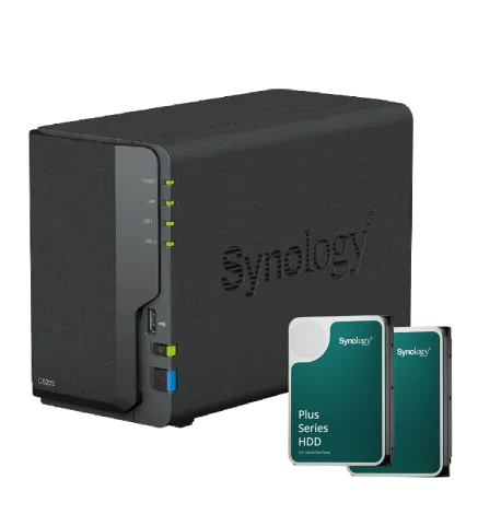 Synology DS223 - 2 Baies avec 2 Disques de 2 To