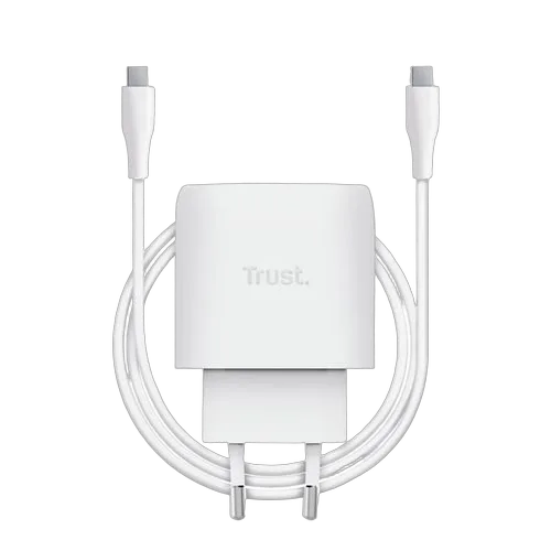 Trust Maxo chargeur 45W USB-C + Câble USB-C - 2m - Blanc — vue 6