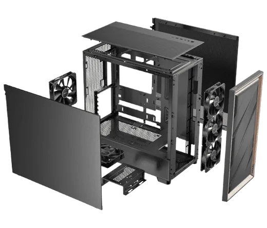 Antec Flux SE (Silent Edition) Noir - MT/Sans Alim/ATX — vue 3
