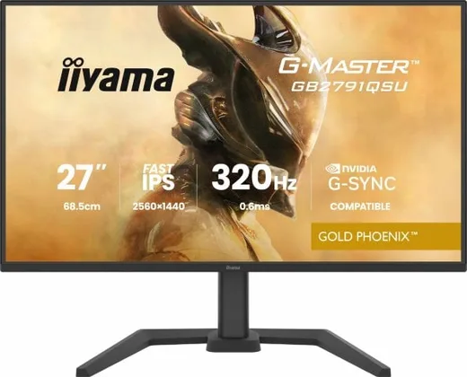 Iiyama GB2791QSU-B1 - 27" QHD 320Hz Fast IPS 0.6ms Pivot G-Sync — vue 1