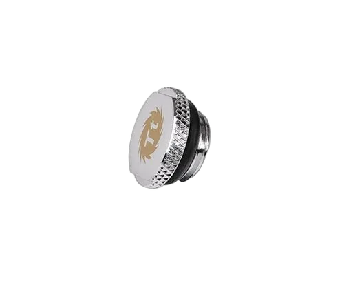 Thermaltake Embout Pacific G1/4 Stop Plug - Chrome Thermaltake — vue 2