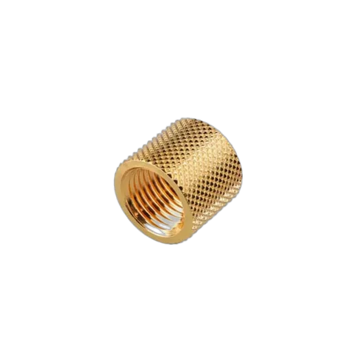 CONSTRUCTEUR Raccord tube rigide droit or - 14mm — vue 1