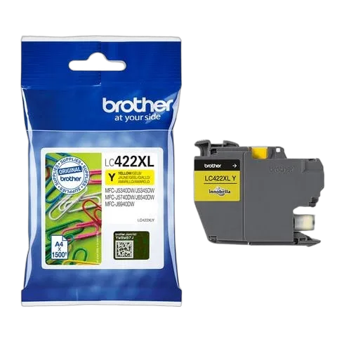 Brother LC422XLY Jaune — vue 3