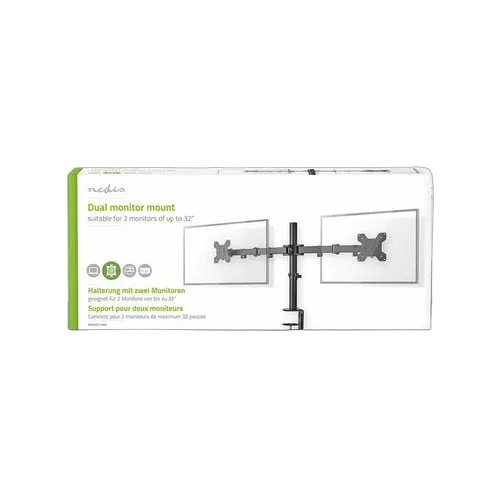 Nedis Support écran à pincer - 2 écrans 15- 32" — vue 4
