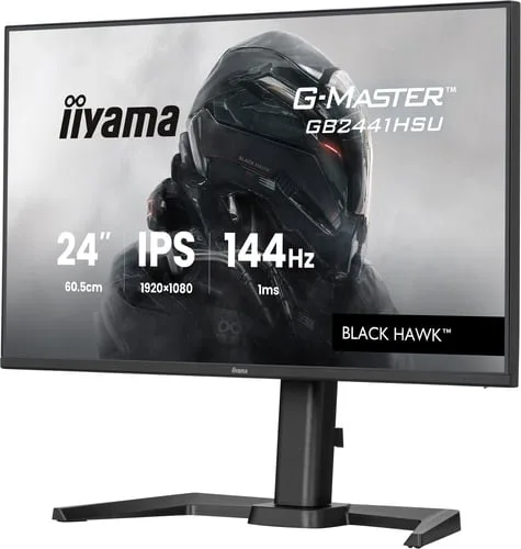 Iiyama G-Master GB2441HSU-B1 - 23,8" FHD 144Hz IPS 1ms Adaptive Sync FreeSync-Seconde Vie — vue 3