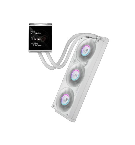 Asus ROG Strix LC IV 360 ARGB LCD - 360mm - Blanc — vue 4