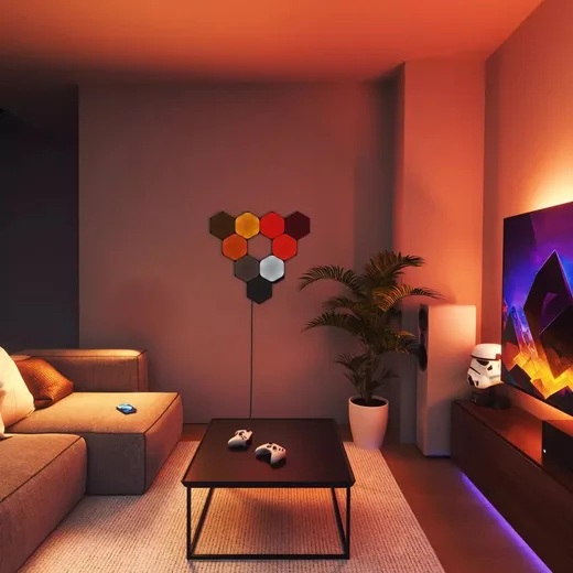 Nanoleaf Shapes Black Hexagons Starter Kit - 9 pièces — vue 4