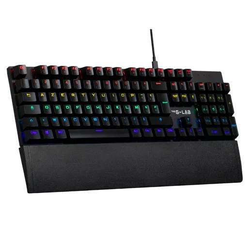 The G-LAB Keyz Carbon EX - Mécanique - Filaire - RGB - Noir-Seconde Vie