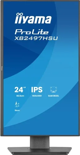 Iiyama Prolite XB2497HSU-B1 - 23.8" FHD 120Hz IPS 4ms Pivot Adaptive Sync — vue 3