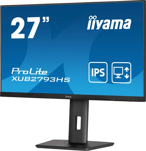 Iiyama XUB2793HS-B7 - 27" FHD 100Hz IPS 1ms Pivot Adaptive Sync — vue 4