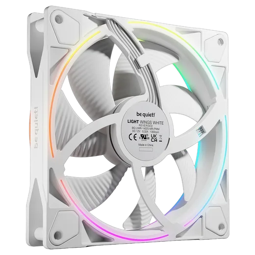 be quiet! Light Wings 140mm PWM Reverse - Blanc