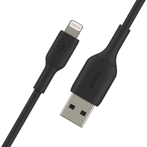 Belkin Lightning to USB-A Cable 1M Black — vue 4
